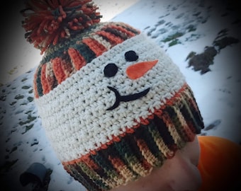 Gorro muñeco de nieve