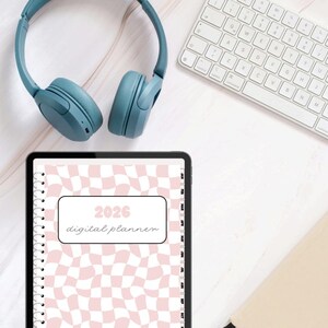 2026 Pink Weekly Digital Planner: GoodNotes, Notability, Keynote, PowerPoint, ZoomNotes, Noteful, etc