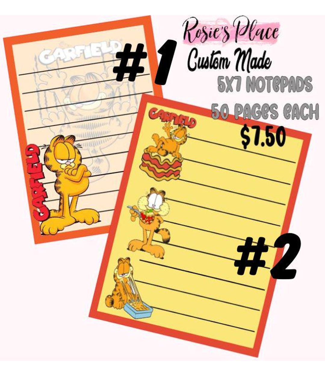 Handmade 90s Nostalgia Notepads, Handmade Notepads, Personalized Note ...