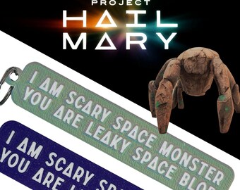 Scary Space Monster, Project Hail Mary | Keychain w/ NFC Tag
