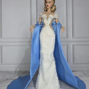blue and white barbie dress - Etsy So many lovely romantic