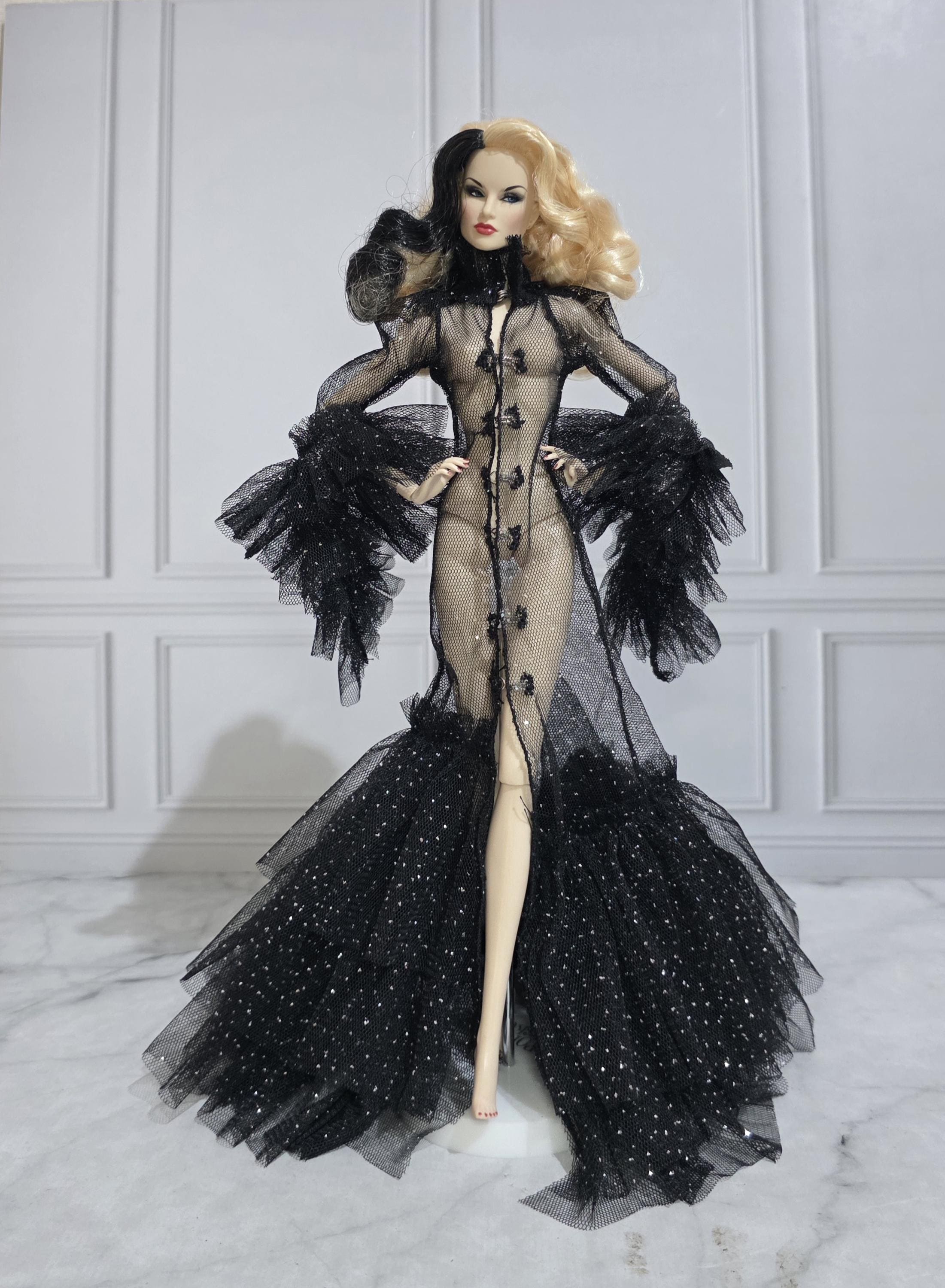 barbie black sequin dress Sparkly This iconic 1960’s Barbie