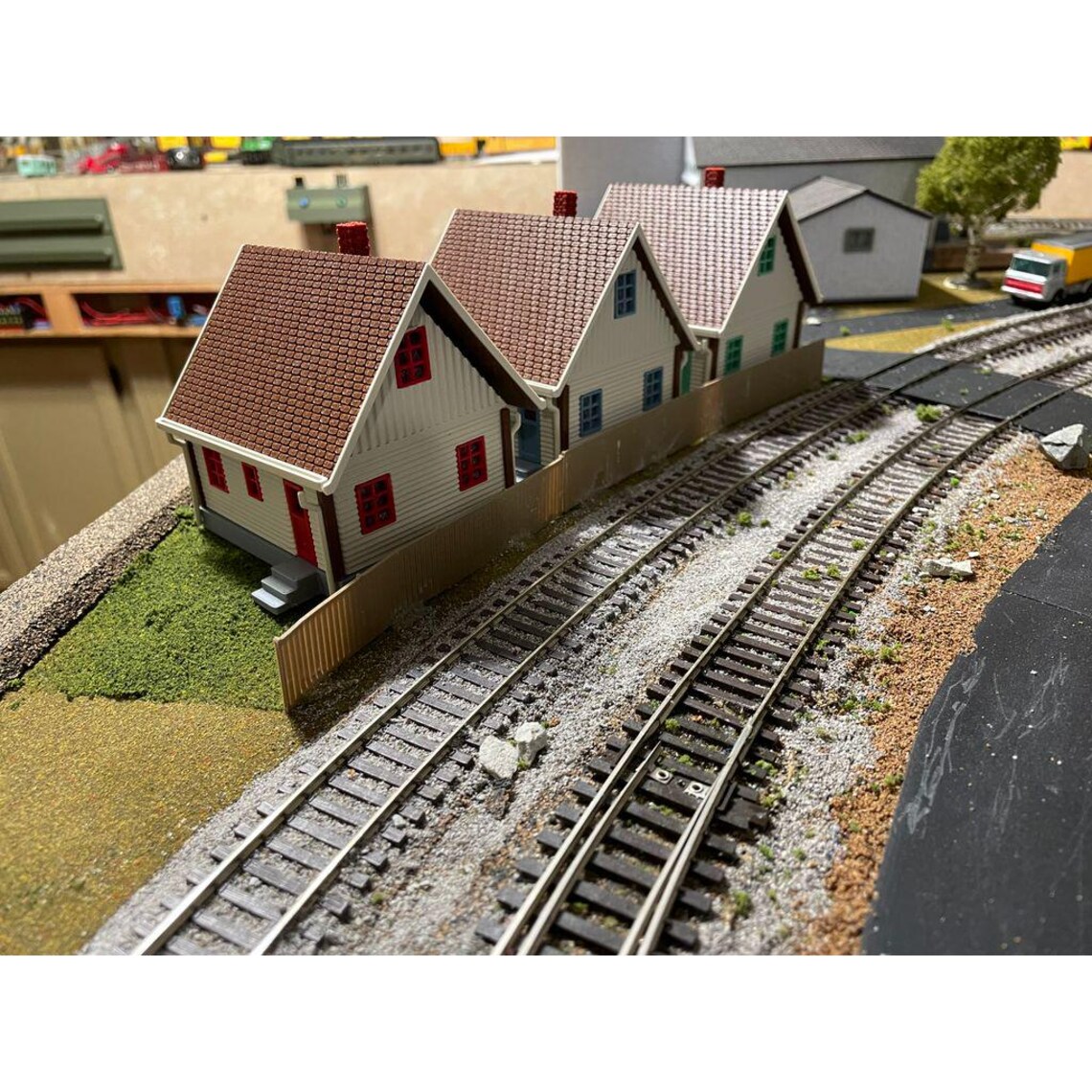 Ho Scale Ranch HO Scale Suburban Ranch‑style House (set of 3) - Etsy