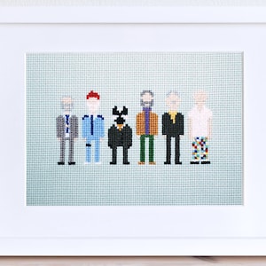 PDF Bill Murray Wes Anderson Cross-stitch pattern