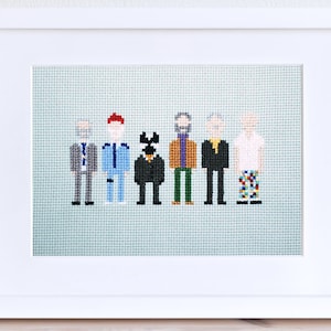 PDF Bill Murray Wes Anderson Cross-stitch pattern image 1