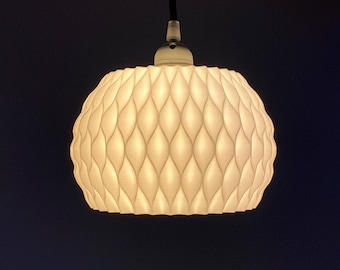 Wavy Pendant Lampshade,E27 Petal Ceiling Light Shade,Nordic Home Decor