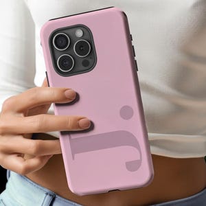 Initial Pastel Summer Phone Case, Trending Monogram Phonecase, Cool Phone Case Gift for Her