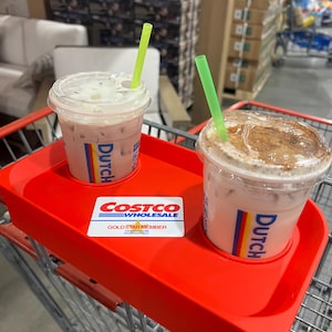 Costco Cart Tray | Holds 2 Drinks + Hot Dog | 3D Printed Shopping Cart Organizer image 2