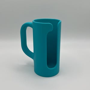 Smal burkhållare med handtag | 3D-utskrivet dryckeshylsa | Passar 350 ml och 237 ml smala burkar bild 9