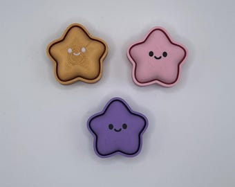 Star Clicker Fidget-leksak | 3D-printad skrivbordstillbehör (PLA-plast)