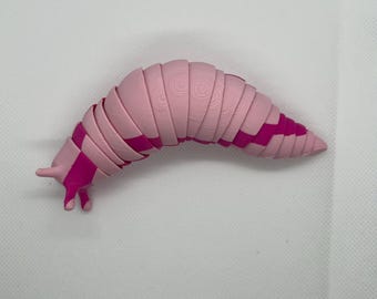 Fidget Slug-leksak | Flexibel vickningsdesign | 3D-utskriven stresslindring