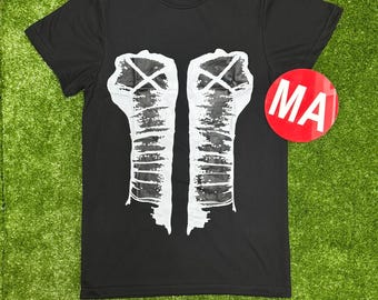 Camiseta retro de la WWE con puños de CM Punk