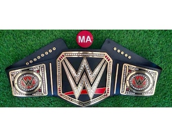 World Heavyweight Championship Belt 4mm Wrestling Belt WWE Replica Belt with Bag