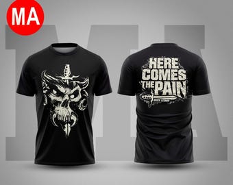 Brock lesnar here comes the pain wrestling graphic t shirt
