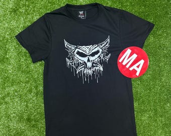 Camiseta negra de lucha libre con el logo de Brock Lesnar