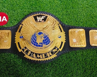 Réplica del cinturón de zinc del campeonato de lucha libre BIG Eagle Attitude Era, tamaño adulto, 4 mm