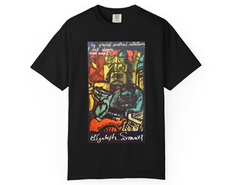 Elizabeth Smart By Grand Central Station Book Cover T-Shirt, Gerald Wilde Art, Comfort Colors 1717