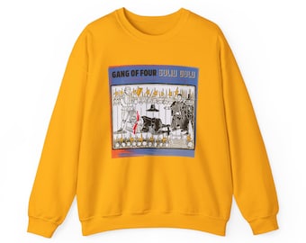 Gang Of Four, Solid Gold (1981) Multicolour Post-Punk Damaged Goods Comfort Colors Sweatshirt