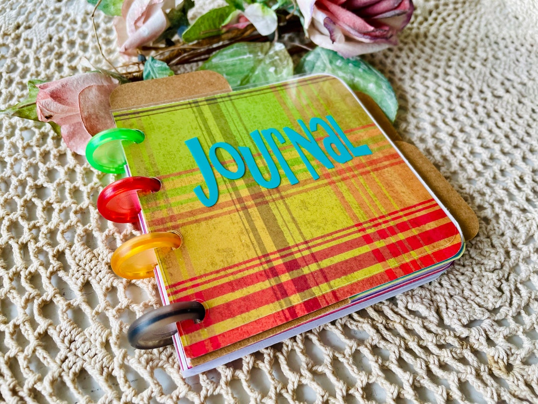 Mini Disc Journal, 4 X 4 Disc Bound Journal, Disc Bound Notebook With ...