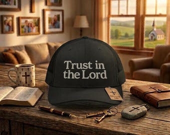 Fear Not Christian Trucker Hat, Embroidered Scripture Hat for Men & Women, Religious Apparel