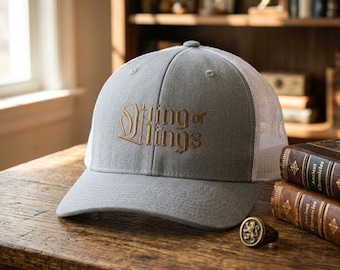 Viking of Things Embroidered Trucker Hat, Gothic Christian Apparel (Men & Women)