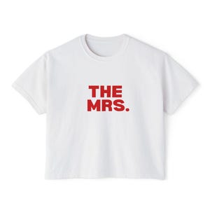 The Mrs Shirt | Bride Shirt | Bachelorette Party Shirt | Nashville Bachelorette Outfit | Future Mrs Tee | Honeymoon Shirt | Bridal Gift image 4
