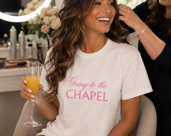 Going to the Chapel Women's cropped  Tee | Wedding Day | Bride Attire| Bachelorette Party Outfit