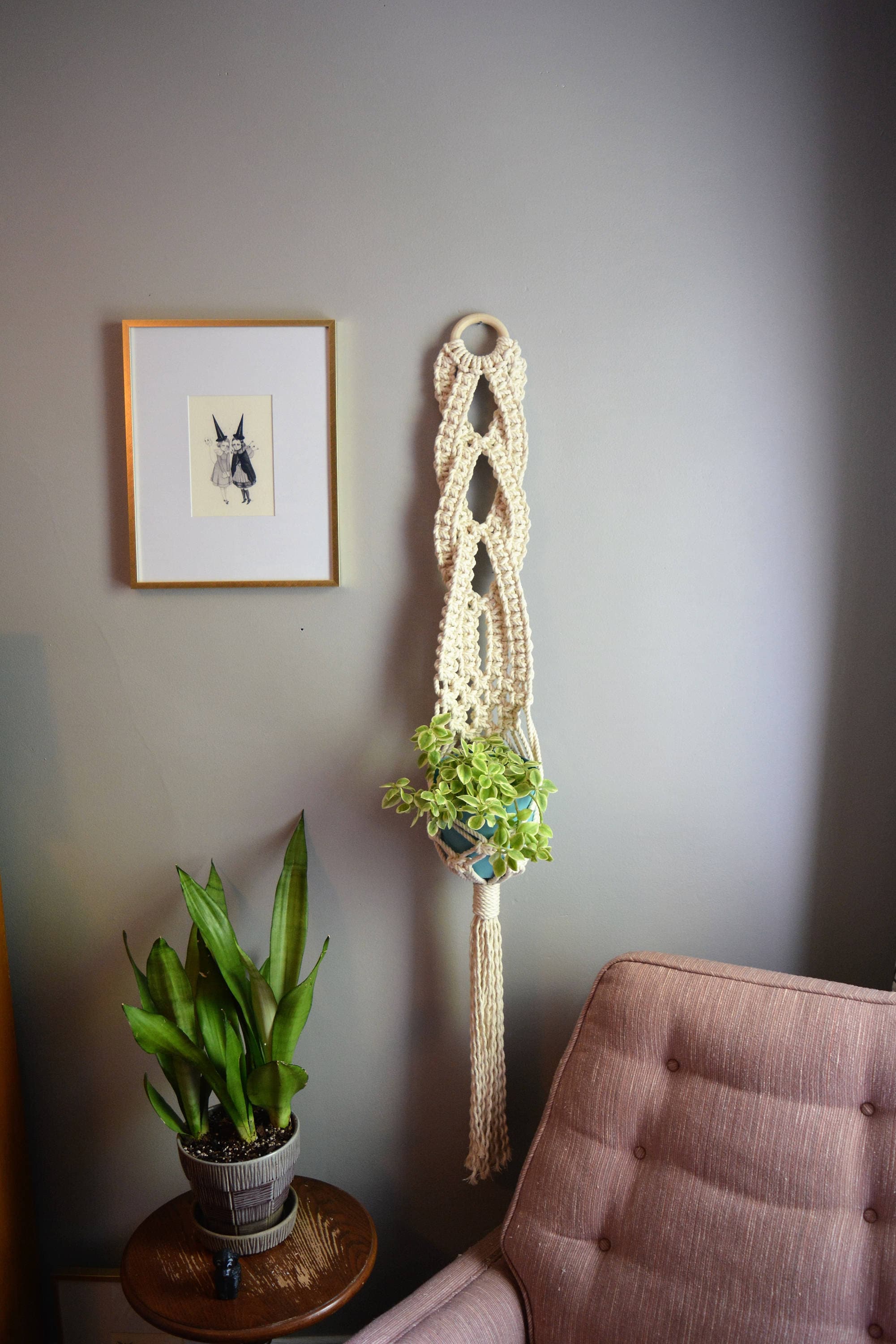 Macrame Plant Hanger Hanging Planter Plant Holder Indoor