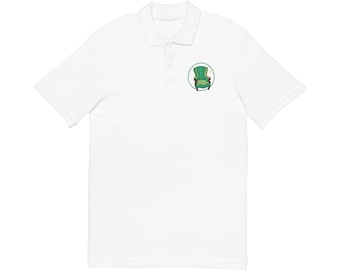 Polo verde bosque para sillón - Estética clásica cottagecore