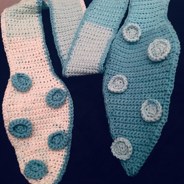 Blueberry Cream Tentacle Scarf