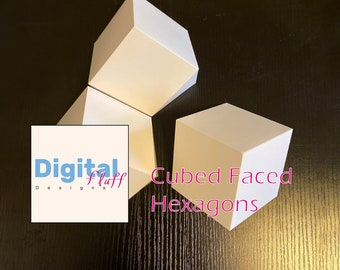 Paper Craft - Cube Faced Hexagon
