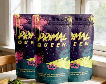 3 Packs Primal Queen Beef Organ Superfood (90 days)-Women's Optimal Hormone and Energy Refill-Beef Organ Supplement for Easy Daily Nutrition
