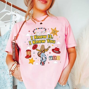 Toy Story 5 Comfort Colors Shirt, I Knew It I Knew You, Toy Story 5 Movie 2026,Buzz Lightyear Woody Toy Story Land You've Got a Friend In Me image 1