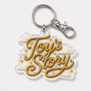 Retro It's A Toy Story Keychain,Western Cowboy Style Keychain,Trendy Country Aesthetic, Cute Western Keychain, Gift for Disneyland Bag Charm imagem 1
