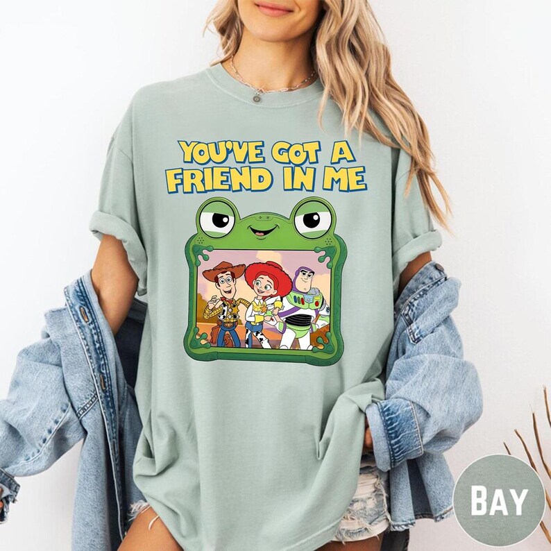 Comfort Colors Toy Story Shirt, Gift For Music Fan, Retro Toy Friends Shirt, Nostalgic Toy Story 5 Inspired Tee, Vintage Cartoon Graphic Tee imagem 3