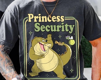 Princess Security Raymond and Louis Comfort Color Shirt, Tiana Princess Dress, Father's Day Gift, disneylandland Trip Shirt 2026
