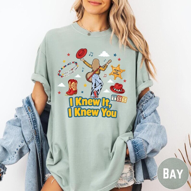 Comfort Colors I Knew It, I Knew You Shirt, Disneyland Pixar Toy Story 5, Musical Tee, You've Got A Friend In Me Toy Story 5 Shirt, image 6