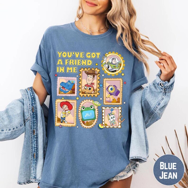 Toy Story 5 Comfort Colors Shirt, Gift For Music Fan, Retro Toy Friends Shirt, Nostalgic Toy Story 5 Inspired, You've Got a friend in me image 3