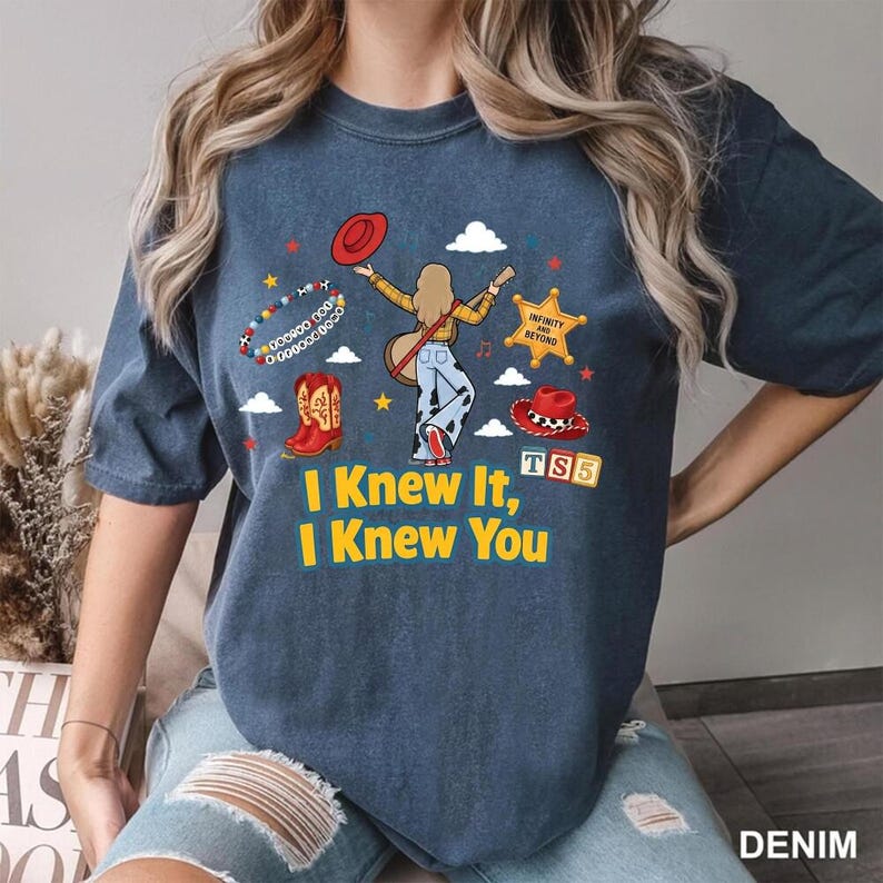 Comfort Colors I Knew It, I Knew You Shirt, Disneyland Pixar Toy Story 5, Musical Tee, You've Got A Friend In Me Toy Story 5 Shirt, image 4