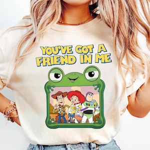 Comfort Colors Toy Story Shirt, Gift For Music Fan, Retro Toy Friends Shirt, Nostalgic Toy Story 5 Inspired Tee, Vintage Cartoon Graphic Tee imagem 1