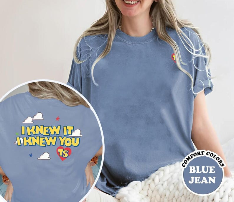 Comfort Colors I Knew It I Knew You Shirt, TS 2026 Tshirt for Fan, Toy Story 5 Shirt, Toy Story Song Inspired Tshirt afbeelding 3