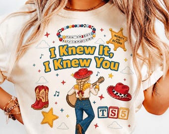 Toy Story 5 Comfort Colors Shirt, I Knew It I Knew You, Toy Story 5 Movie 2026,Buzz Lightyear Woody Toy Story Land You've Got a Friend In Me