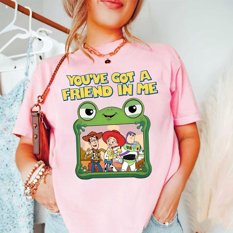 Comfort Colors Toy Story Shirt, Gift For Music Fan, Retro Toy Friends Shirt, Nostalgic Toy Story 5 Inspired Tee, Vintage Cartoon Graphic Tee imagem 2