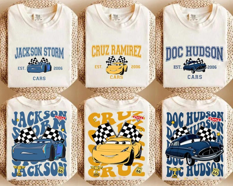 Camiseta Tow Mater Comfort Colors, camiseta de Cars de Disneyland, camiseta de Rayo McQueen de Pixar, camiseta de Sally Carrera, camiseta de Disneyland Vacation Story Land imagen 2