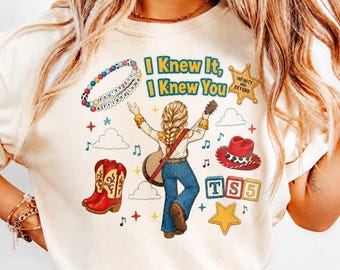 Toy Story 5 Comfort Colors Shirt, I Knew It, I Knew You Shirt, It's A Tay Story, Disneyland Toy Story Birthday Shirt, Music Tee