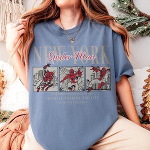Comfort Colors Vintage Spider-Man Brand New Day T-Shirt: Spiderman Superhero shirt, Tom Holland Spidey Tee, MCU Avengers Spiderman Shirt Tee 画像 6