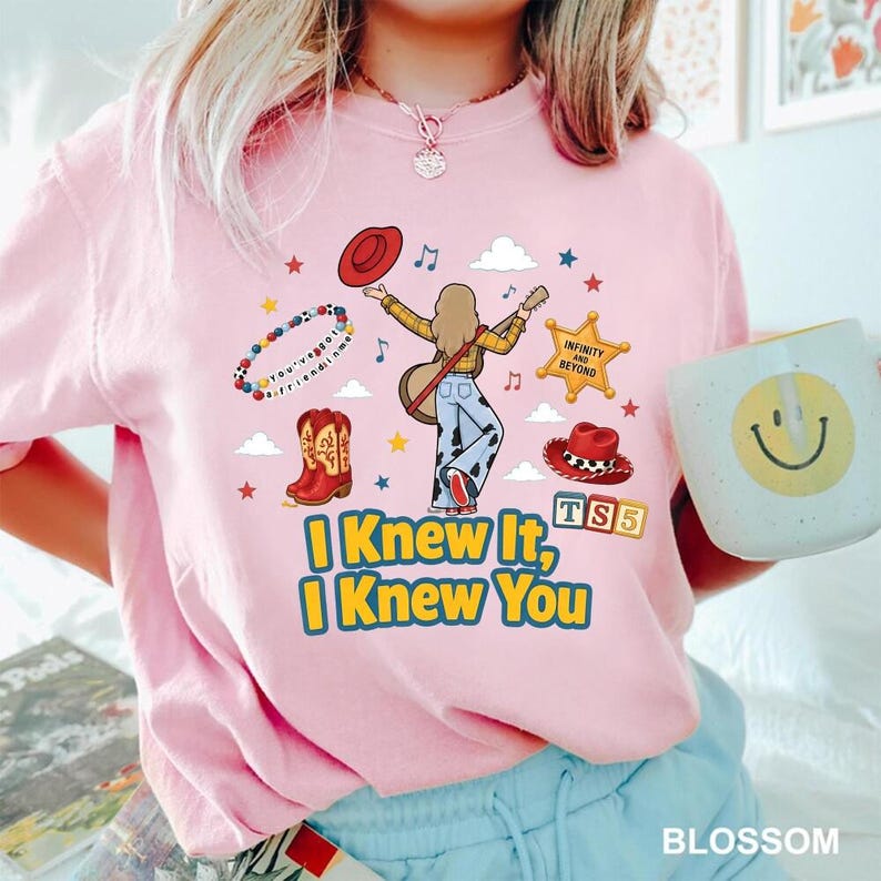 Comfort Colors I Knew It, I Knew You Shirt, Disneyland Pixar Toy Story 5, Musical Tee, You've Got A Friend In Me Toy Story 5 Shirt, image 5
