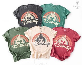 Disneyland Rainbow Castle Shirt,Disneytrip Vintage Shirt,Disneyfamily Shirt,Disneytrip Castle Shirt,Disneyworld Matching,Disneytrip Shirt