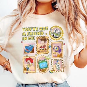 Toy Story 5 Comfort Colors Shirt, Gift For Music Fan, Retro Toy Friends Shirt, Nostalgic Toy Story 5 Inspired, You've Got a friend in me image 1