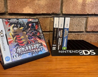 Estante expositor para juegos de Nintendo DS: expositor individual y para 10 juegos.